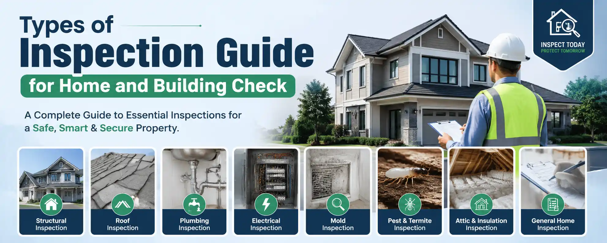 Types of Inspection Guide for Home and Building Check